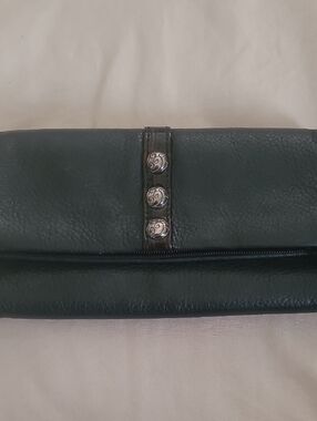 Brighton Women's Foldover Leather Wallet.